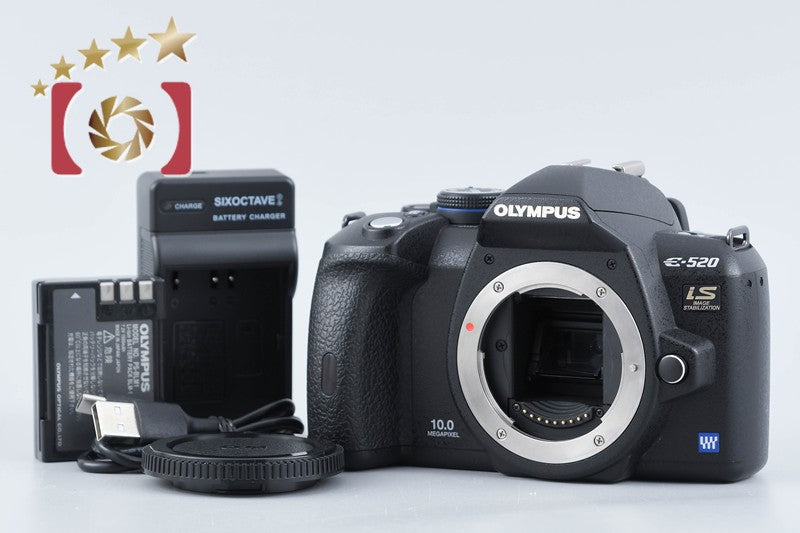 "Shutter count 5,251" Olympus E-520 10.0 MP Digital SLR Camera Body from Japan