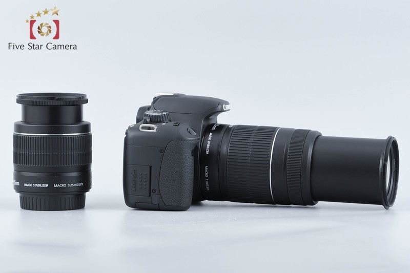 Canon EOS Kiss X4 / Rebel T2i / 550D 18.0 MP 18-55 55-250 Lenses from Japan