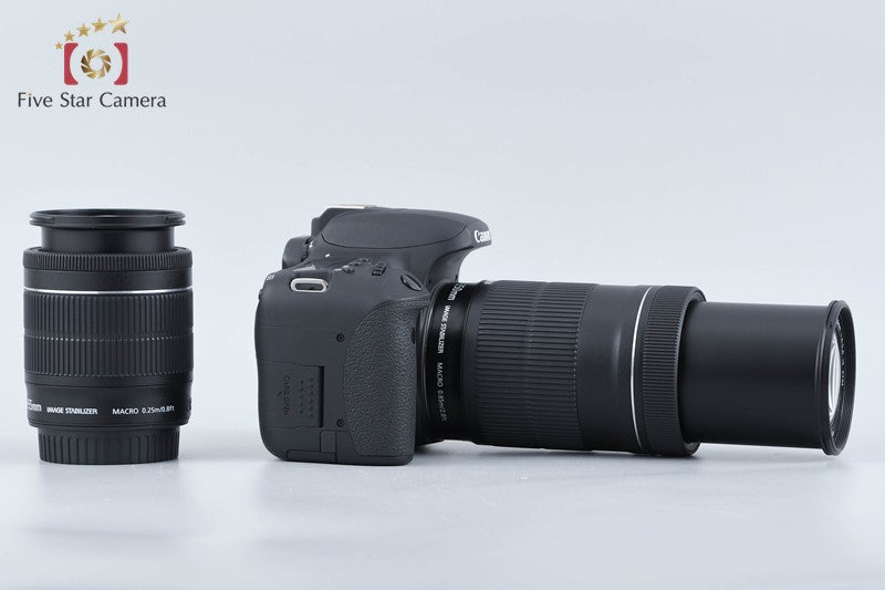 Canon EOS 8000D / Rebel T6s / 760D 24.2 MP EF-S 18-55 55-250 Lenses from Japan