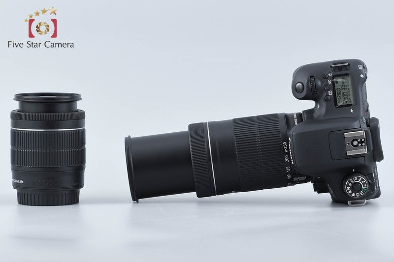 Canon EOS 8000D / Rebel T6s / 760D 24.2 MP EF-S 18-55 55-250 Lenses from Japan
