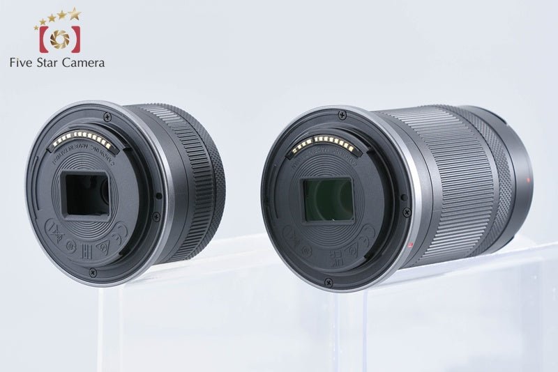 "Count 2,000" Canon EOS R50 Black 24.2 MP RF-S 18-45 55-210 Lenses from Japan