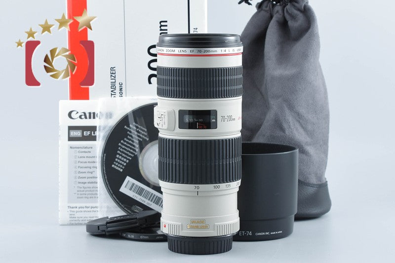 Canon EF 70-200mm f/4 L IS USM w/ Box from Japan