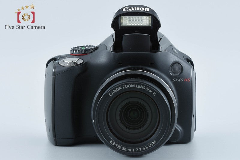Canon PowerShot SX40 HS Black 12.1 MP Digital Camera from Japan