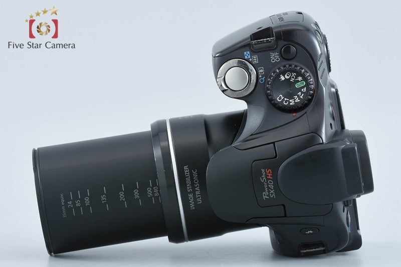 Canon PowerShot SX40 HS Black 12.1 MP Digital Camera from Japan