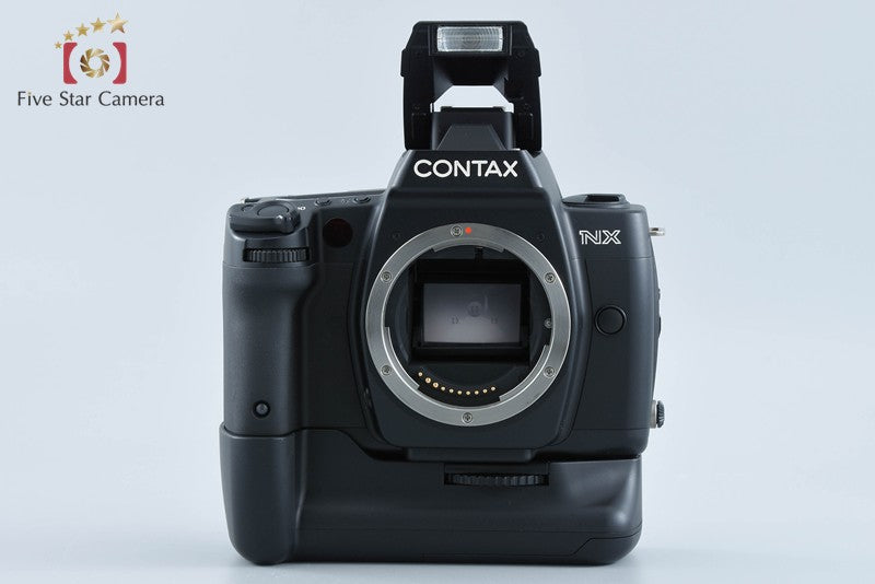 CONTAX NX 35mm SLR Film Camera + P-10 Battery Holder + D-11 Data Back from Japan