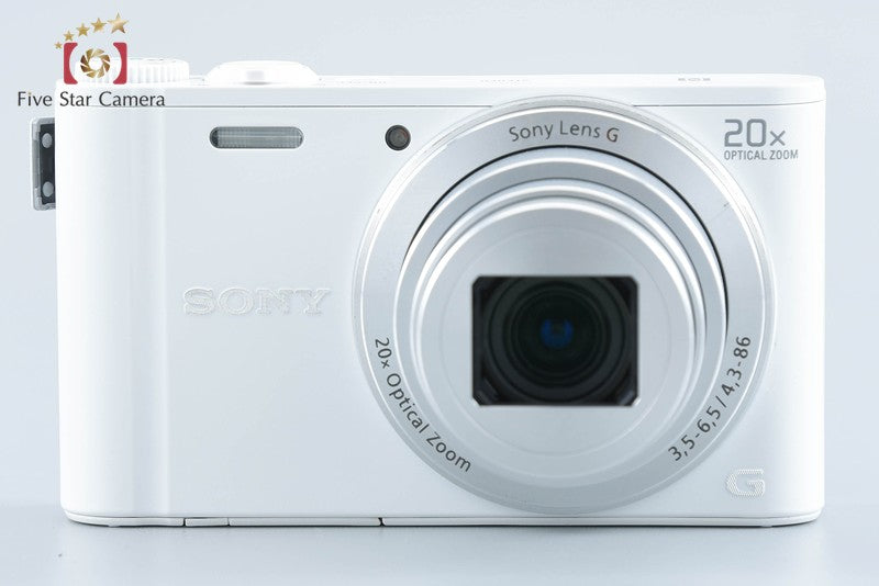 Sony Cyber-Shot DSC-WX350 White Digital Camera [Multiple Languages] from Japan