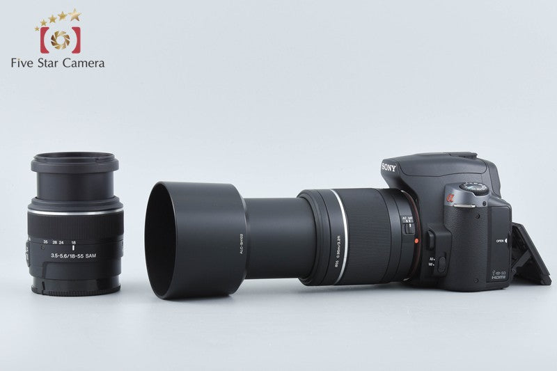 SONY α380 DSLR-A380 18-55 55-200 Lenses [Japanese Language Only] from Japan