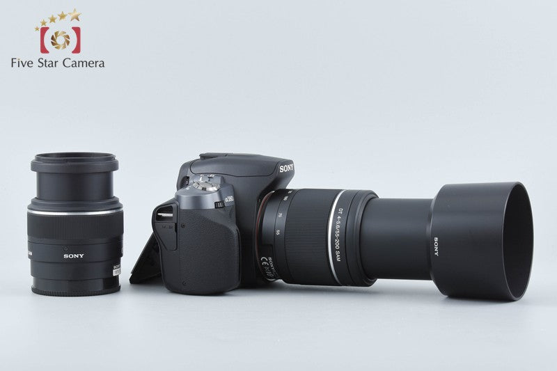 SONY α380 DSLR-A380 18-55 55-200 Lenses [Japanese Language Only] from Japan