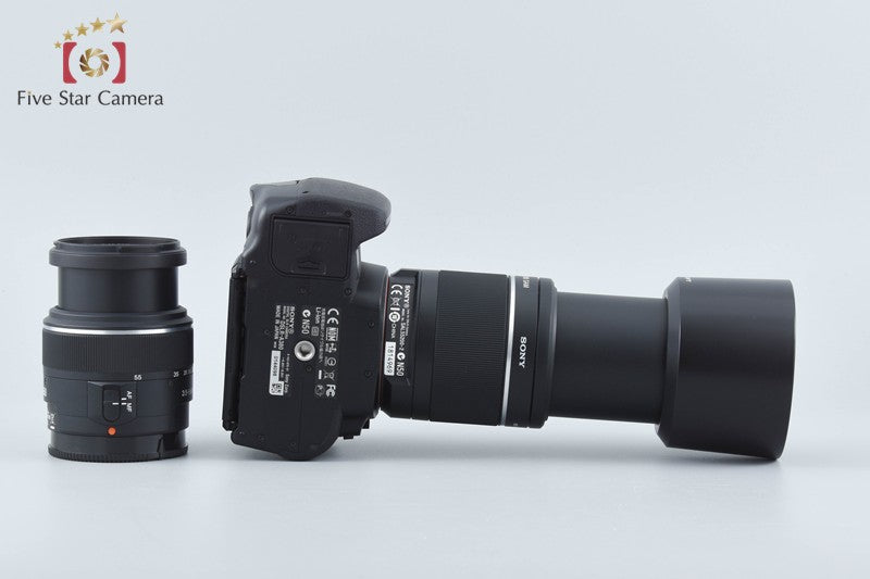 SONY α380 DSLR-A380 18-55 55-200 Lenses [Japanese Language Only] from Japan