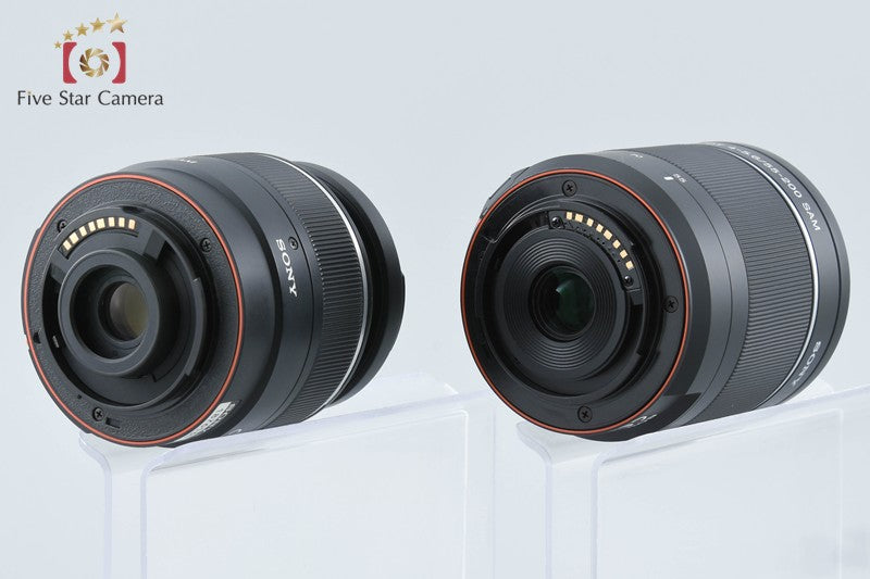 SONY α380 DSLR-A380 18-55 55-200 Lenses [Japanese Language Only] from Japan