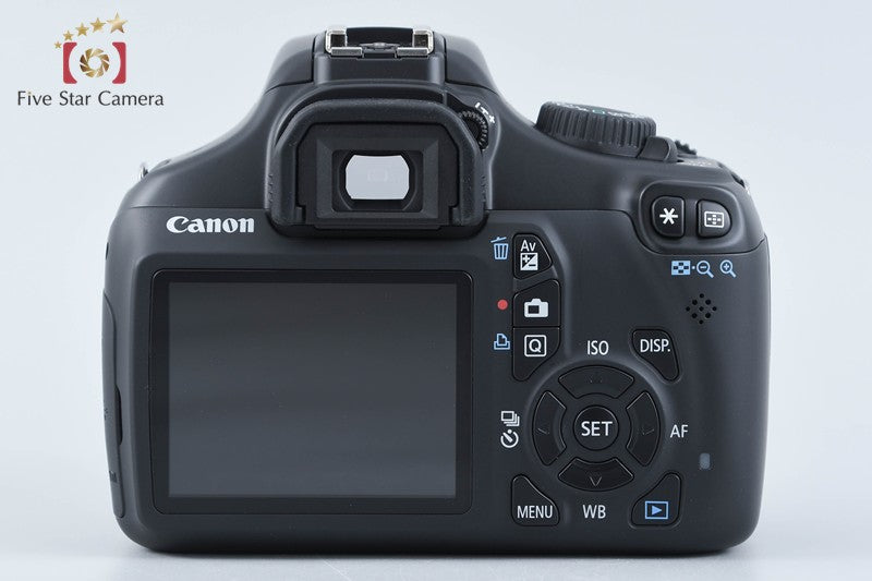 Canon EOS Kiss X50 / Rebel T3 / 1100D Black 12.2 MP 18-55 Lens from Japan