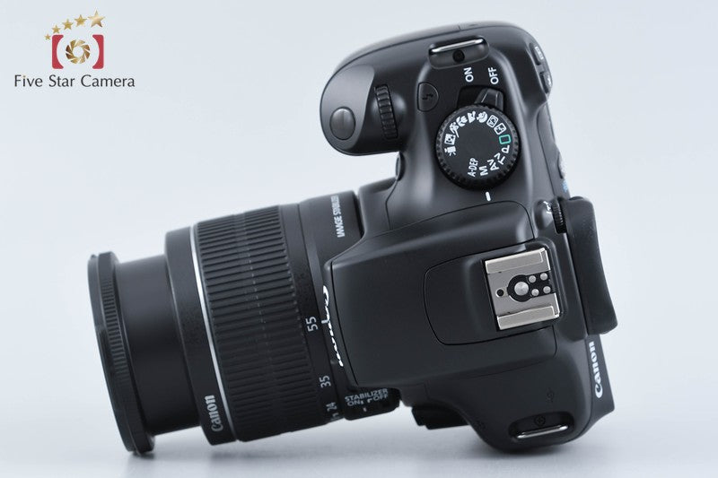 Canon EOS Kiss X50 / Rebel T3 / 1100D Black 12.2 MP 18-55 Lens from Japan