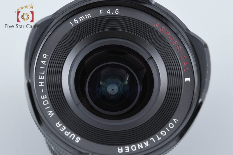 Voigtlander SUPER WIDE-HELIAR 15mm f/4.5 III Aspherical Leica M Mount from Japan