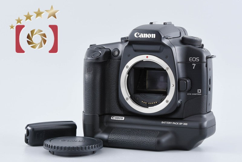 Canon EOS 7 35mm SLR Film Camera Body w/ BP-300 Battery Grip from Japan