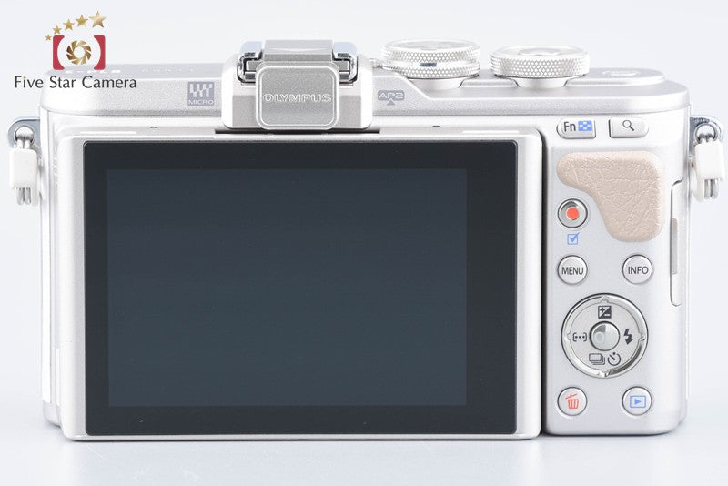 "Count 664" Olympus PEN E-PL8 White 16.1 MP EZ 14-42 40-150 Lenses from Japan