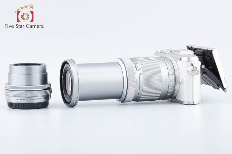 "Count 664" Olympus PEN E-PL8 White 16.1 MP EZ 14-42 40-150 Lenses from Japan