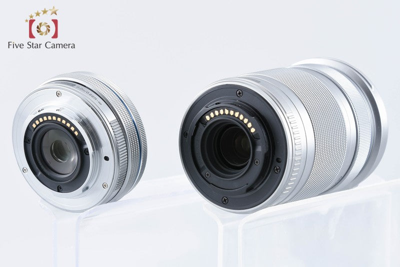 "Count 664" Olympus PEN E-PL8 White 16.1 MP EZ 14-42 40-150 Lenses from Japan