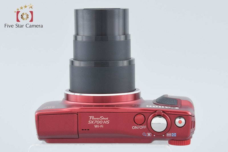 Canon PowerShot SX700 HS Red 16.1 MP Digital Camera from Japan