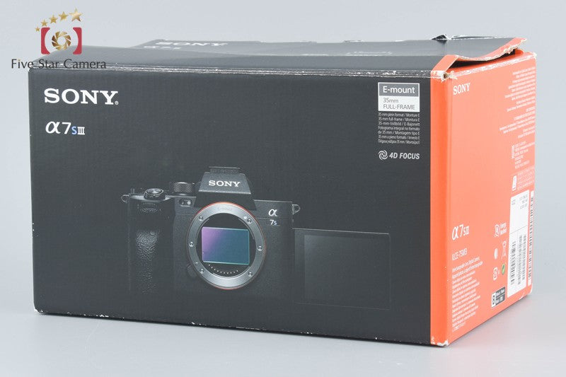 Sony α7SIII ILCE-7SM3 12.1 MP Digital Camera [Multiple Languages] from Japan