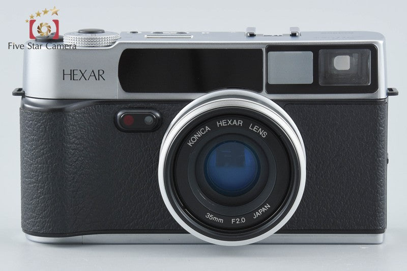 Konica HEXAR AF Silver 35mm Point & Shoot Film Camera w/ Box from Japan