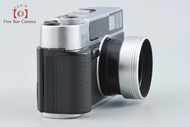 Konica HEXAR AF Silver 35mm Point & Shoot Film Camera w/ Box from Japan