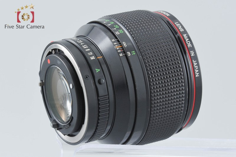 Canon New FD 85mm f/1.2 L from Japan