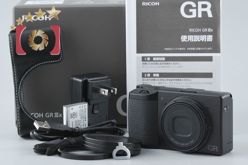 "Shutter count 1,316" Ricoh GR IIIx 24.2 MP Digital Camera w/ Box from Japan