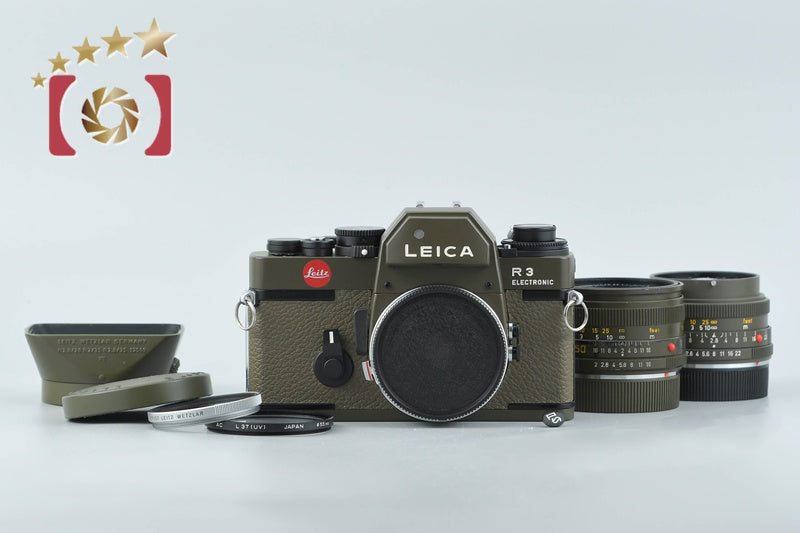 Leica R3 Electronic Safari + ELMARIT-R 28/2.8 + SUMMICRON-R 50/2 from Japan