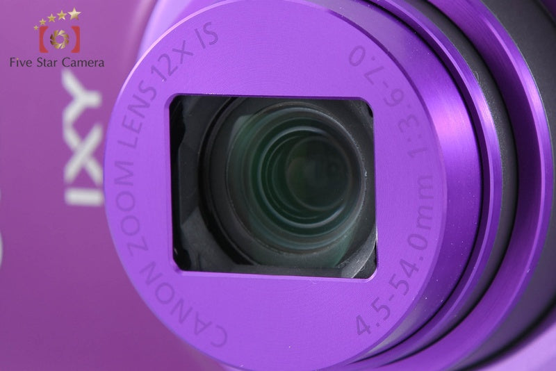 Canon IXY 630 Purple 16.0 MP Digital Camera from Japan