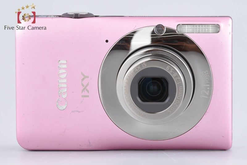 Canon IXY 200F Pink 12.1 MP Digital Camera from Japan