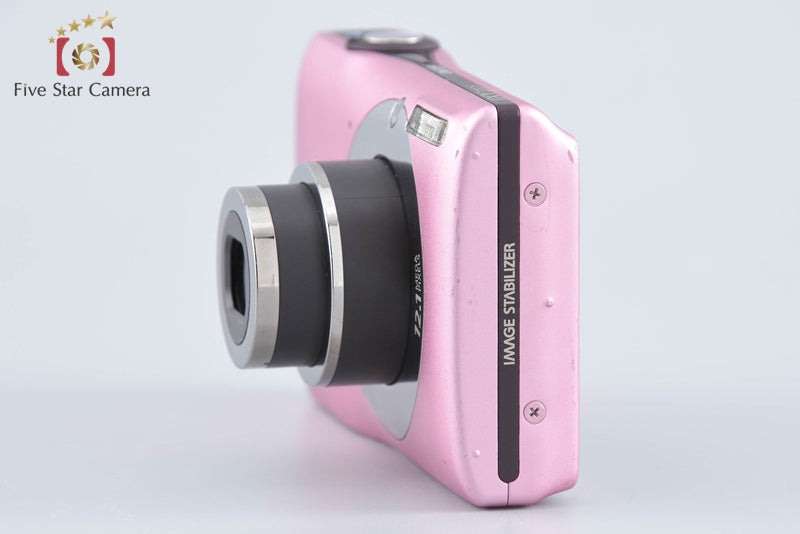 Canon IXY 200F Pink 12.1 MP Digital Camera from Japan