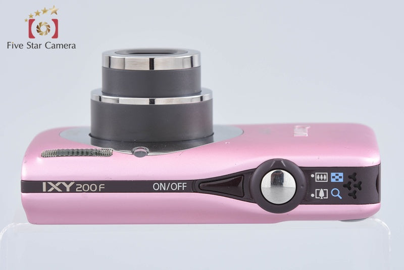 Canon IXY 200F Pink 12.1 MP Digital Camera from Japan