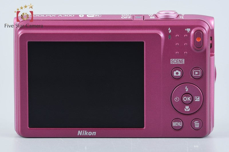 Nikon COOLPIX A300 Pink 20.0 MP Digital Camera w/ Box from Japan