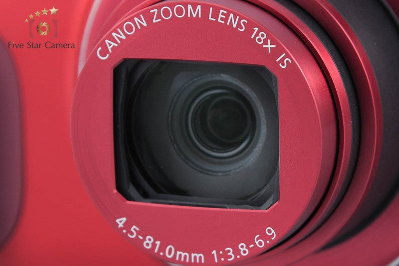 Canon Powershot SX600 HS Red 16.0 MP Digital Camera w/ Box from Japan
