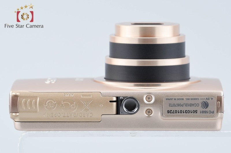 Canon IXY 430F Gold 16.1 MP Digital Camera from Japan