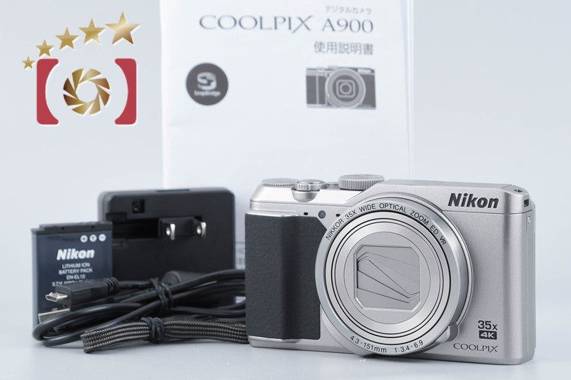 Nikon COOLPIX A900 Silver 20.0 MP Digital Camera from Japan