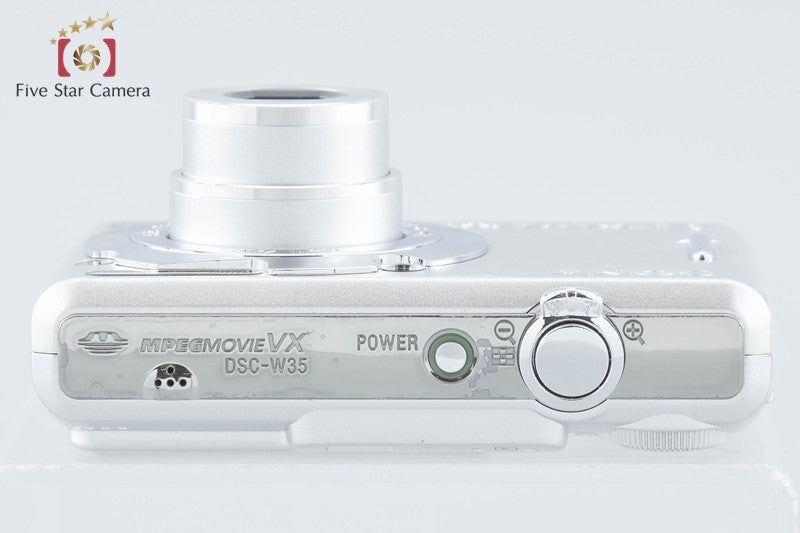 Sony Cyber-shot DSC-W35 7.2MP Digital Camera [Japanese Language Only] from Japan