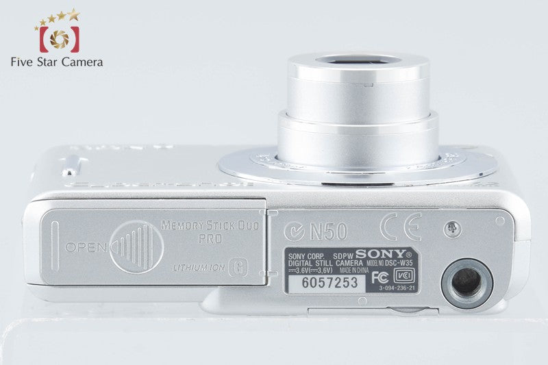 Sony Cyber-shot DSC-W35 7.2MP Digital Camera [Japanese Language Only] from Japan