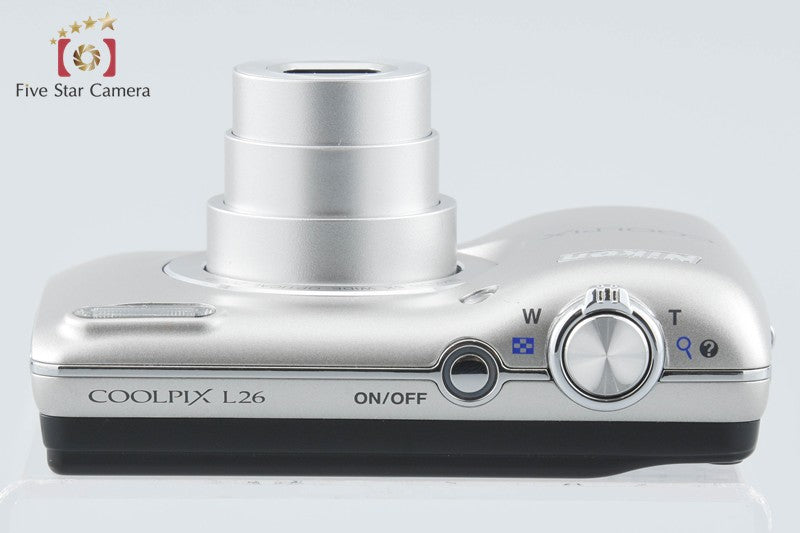 Nikon COOLPIX L26 Silver 16.1 MP Digital Camera from Japan