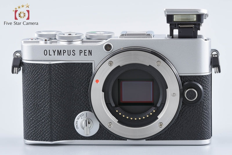 "Count 351" Olympus PEN E-P7 Silver 20.3 MP EZ 14-42 40-150 Lenses from Japan