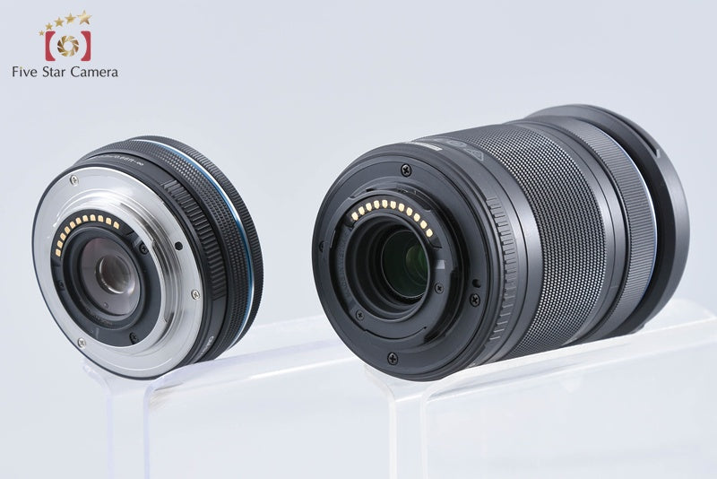 "Count 351" Olympus PEN E-P7 Silver 20.3 MP EZ 14-42 40-150 Lenses from Japan