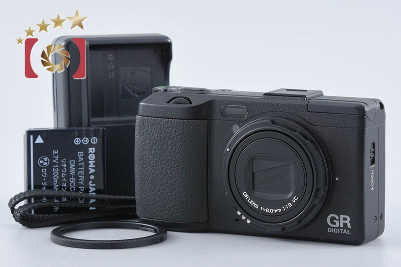 "Count 2,849" Ricoh GR Digital IV Black 10.0 MP Digital Camera from Japan