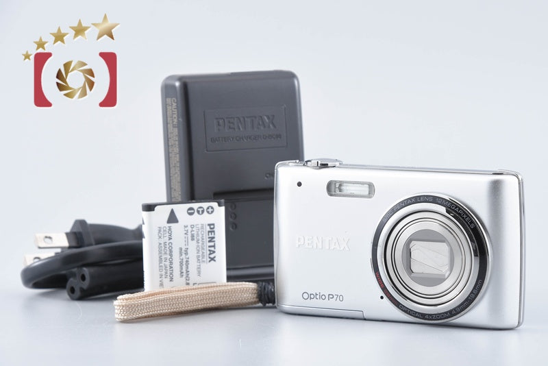 PENTAX Optio P70 Silver 12.0 MP Digital Camera from Japan