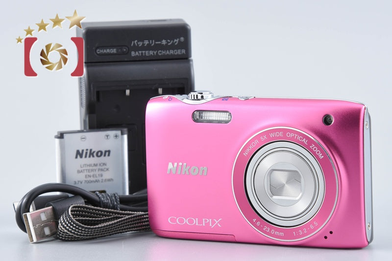 Nikon COOLPIX S3100 Fresh Pink 14.0 MP Digital Camera from Japan