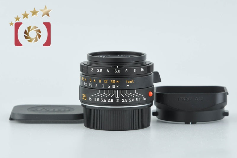 Leica SUMMICRON-M 35mm f/2 ASPH. E39 11879 Black from Japan