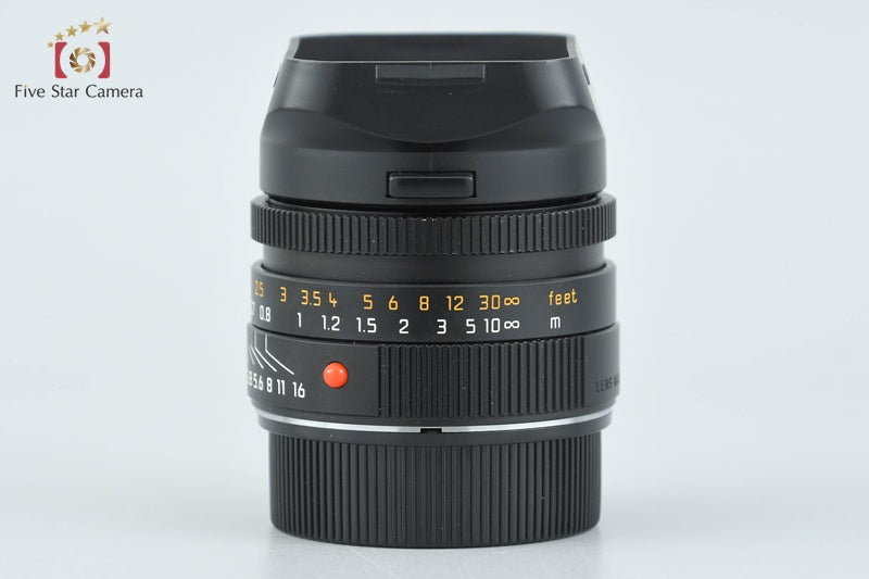 Leica SUMMICRON-M 35mm f/2 ASPH. E39 11879 Black from Japan