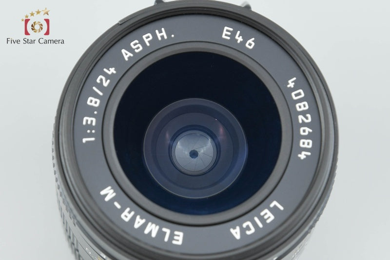 Leica ELMAR-M 24mm f/3.8 ASPH. E46 11648 6-Bit Black from Japan