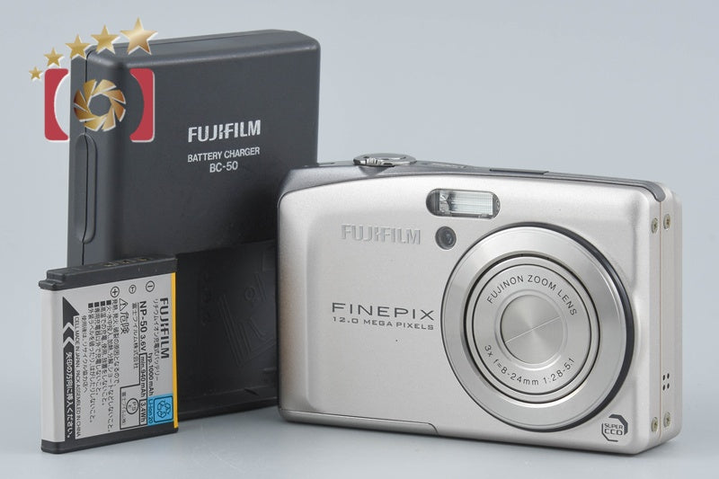 Fujifilm FinePix F60fd Silver 12.0 MP Digital Camera from Japan