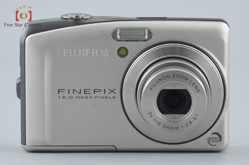 Fujifilm FinePix F60fd Silver 12.0 MP Digital Camera from Japan