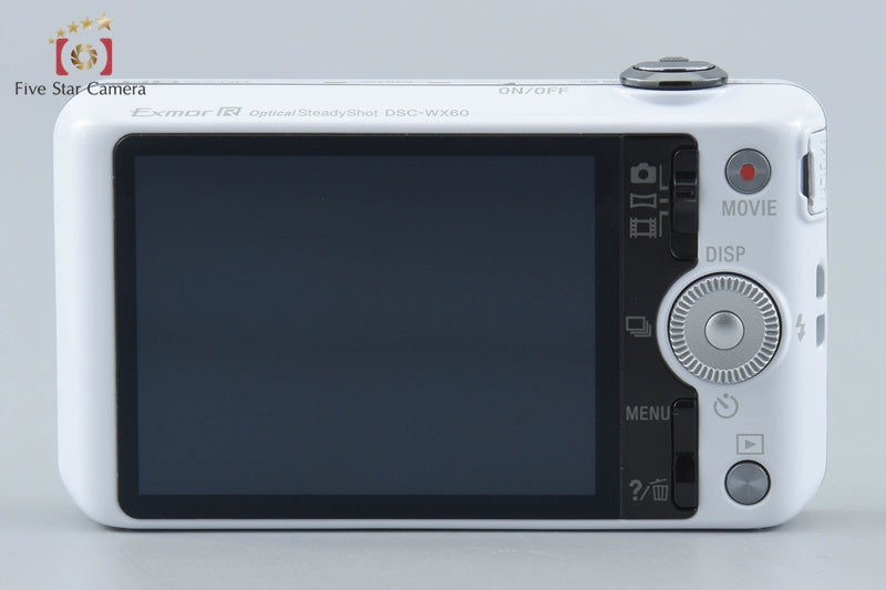 SONY Cyber-shot DSC-WX60 White Digital Camera [Japanese Language Only]from Japan